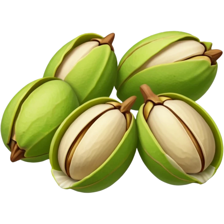 3 pistaches emoji