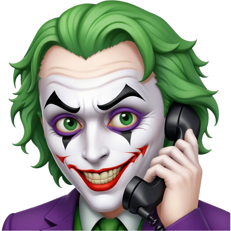 joker on the phone emoji
