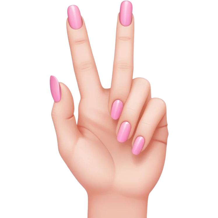 pink middle finger emoji
