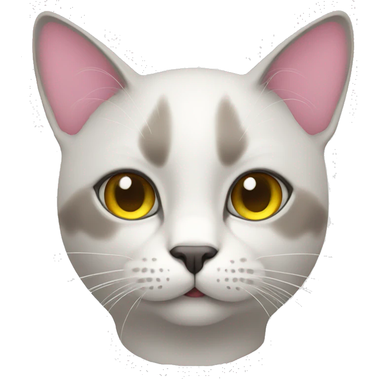 cat with rainbow eyes emoji