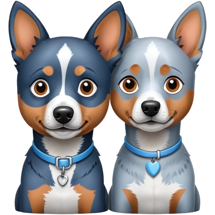 Bluey and Bingo  emoji