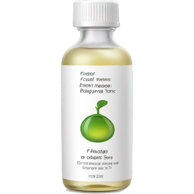 facial tonic with label emoji