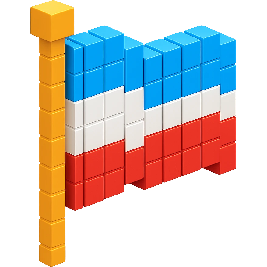 русский флаг, no background emoji