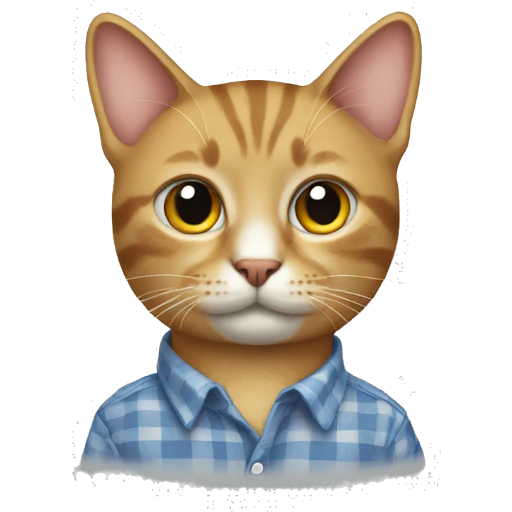 CAT wearing shirt  emoji