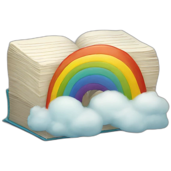 rainbow book emoji