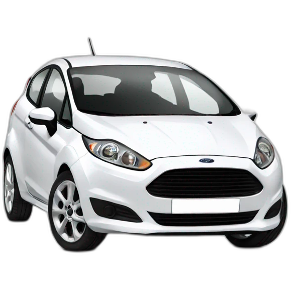 ford fiesta white emoji