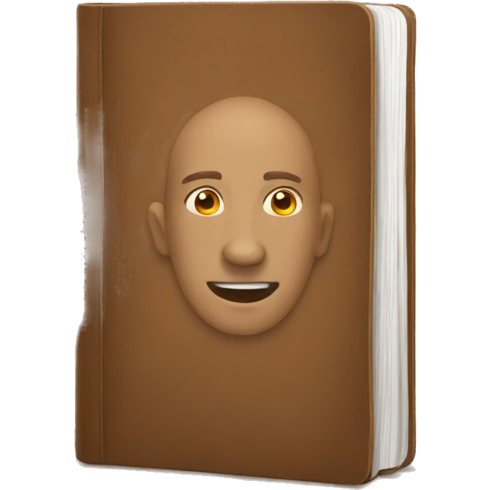 brown journal emoji