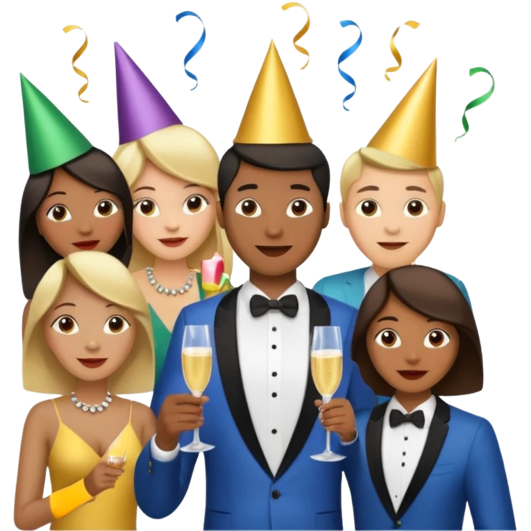 Red group peoples party emoji