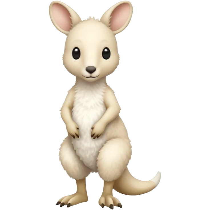 white kangaroo emoji