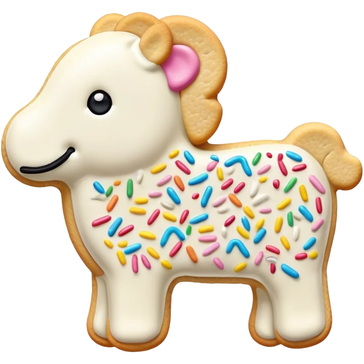 Frosted animal cracker emoji
