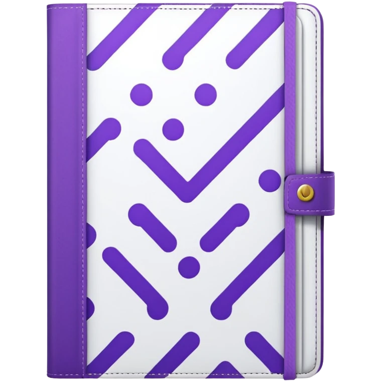 journal white and purple emoji