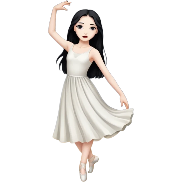 Dancer dead on stage full body  emoji