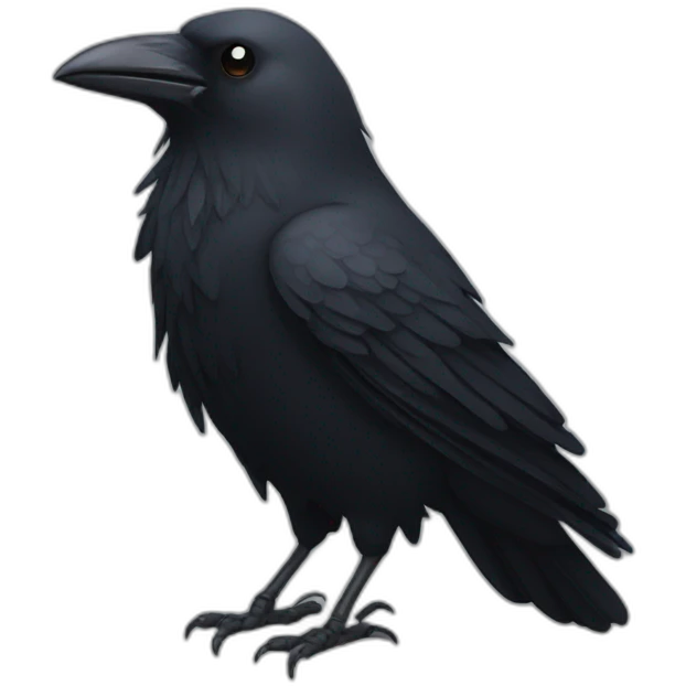 crow light emoji