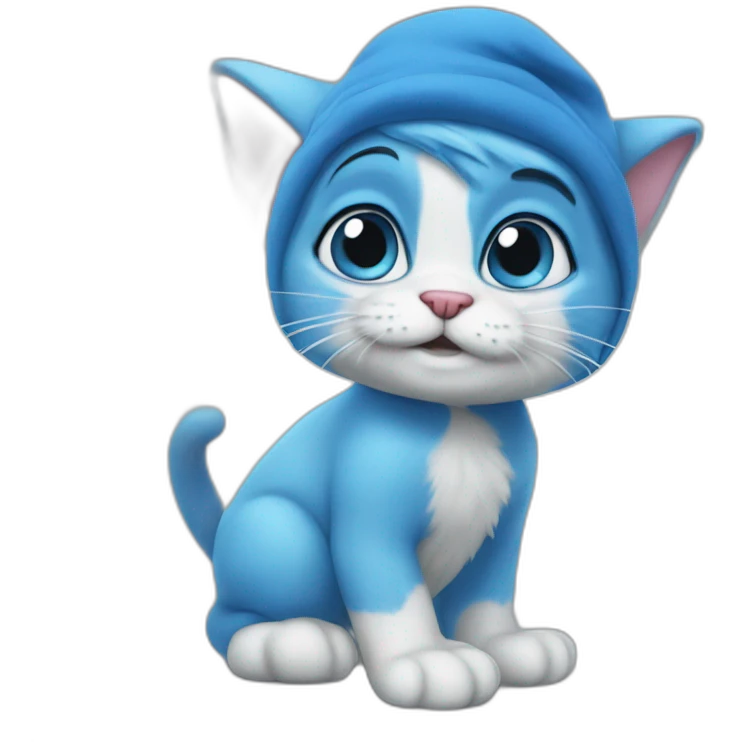 smurf cat meme emoji