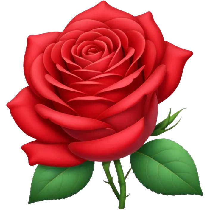 Une belle rose emoji