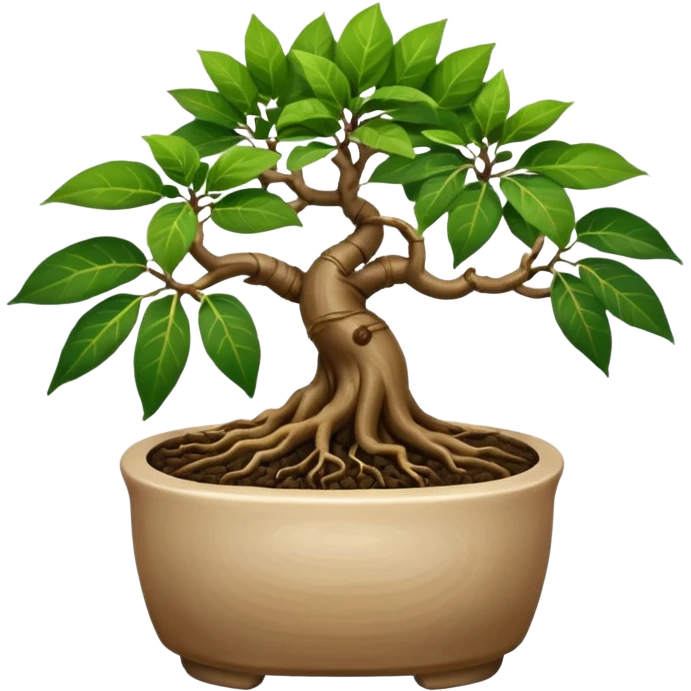 BONSAI DI FICUS GINSENG 
 emoji