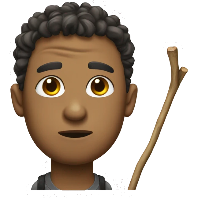 little stick loser emoji