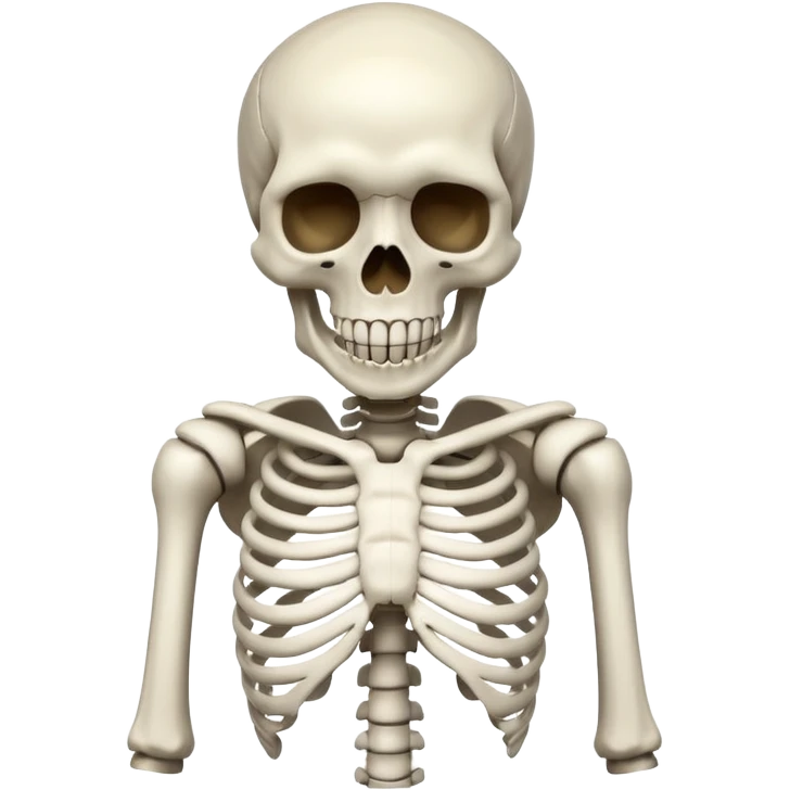 اسکلتی که داره می خنده emoji