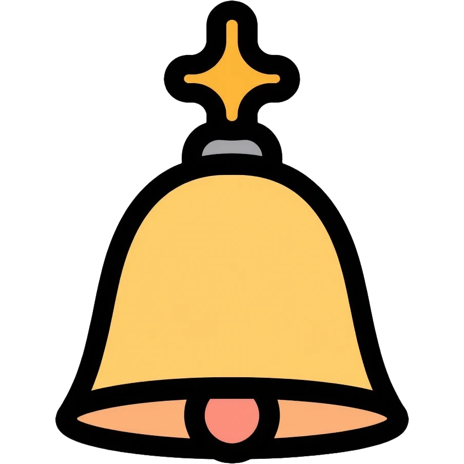 a bell emoji