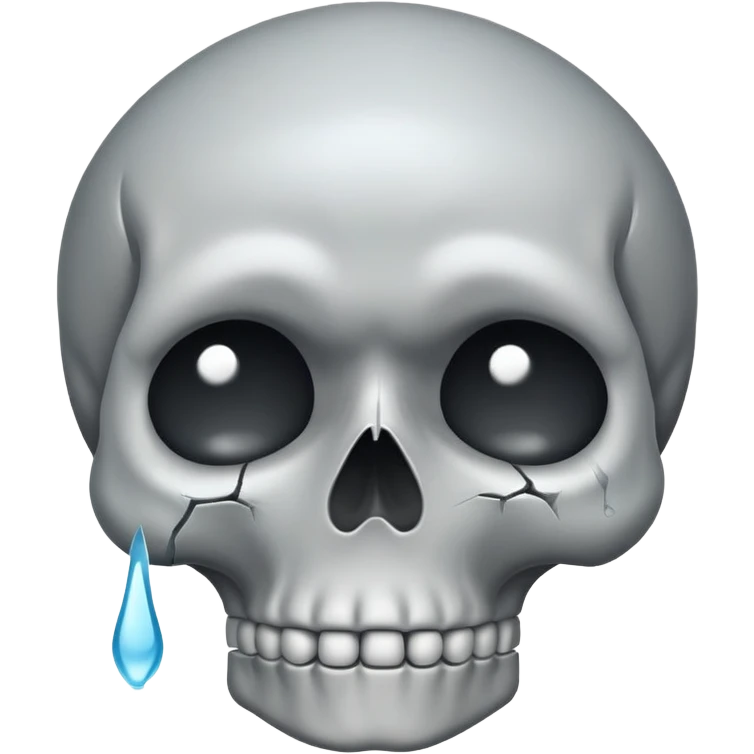 skull cry emoji