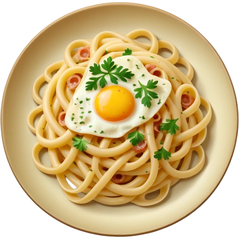 pasta with carbonara emoji