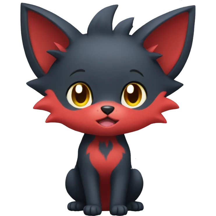 Litten-Zorua full body emoji