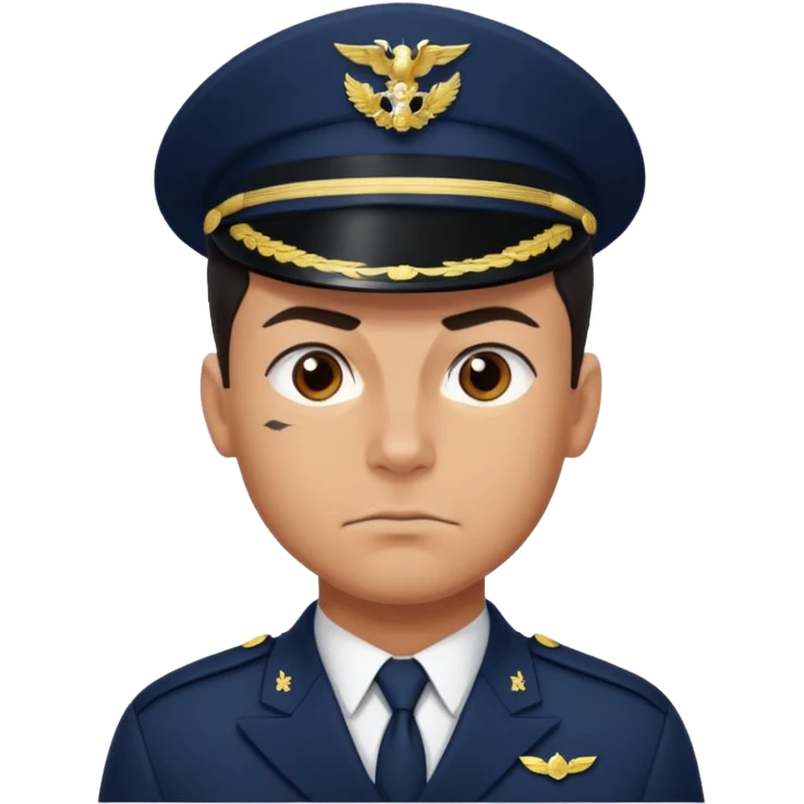 big powerful pumped-up fighter of the navy emoji