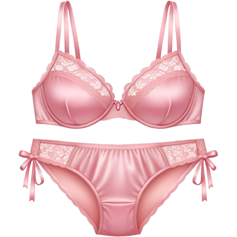 Cute pink lingerie emoji