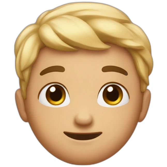 Blushing emoji