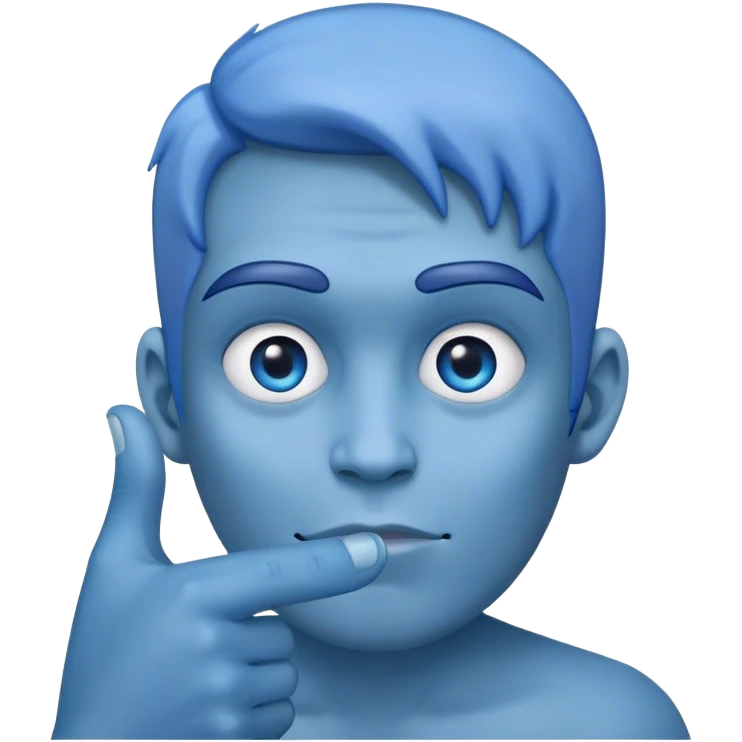 blue thumb emoji