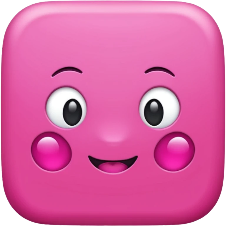 Pink emoji