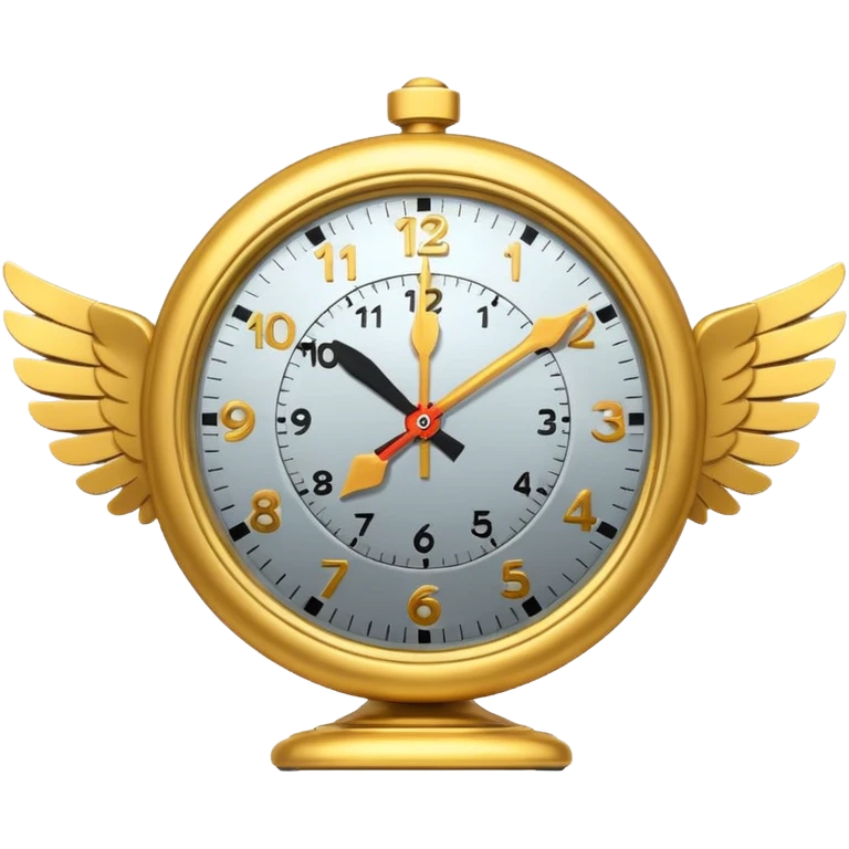CLOCK FLYING emoji