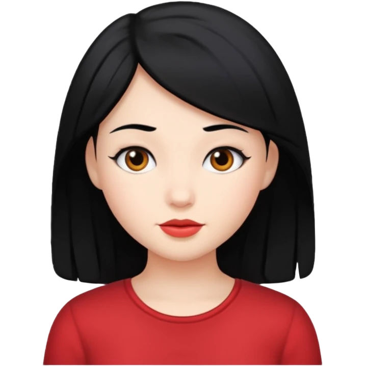 Lucy (black hair) from the Fallout TV show emoji