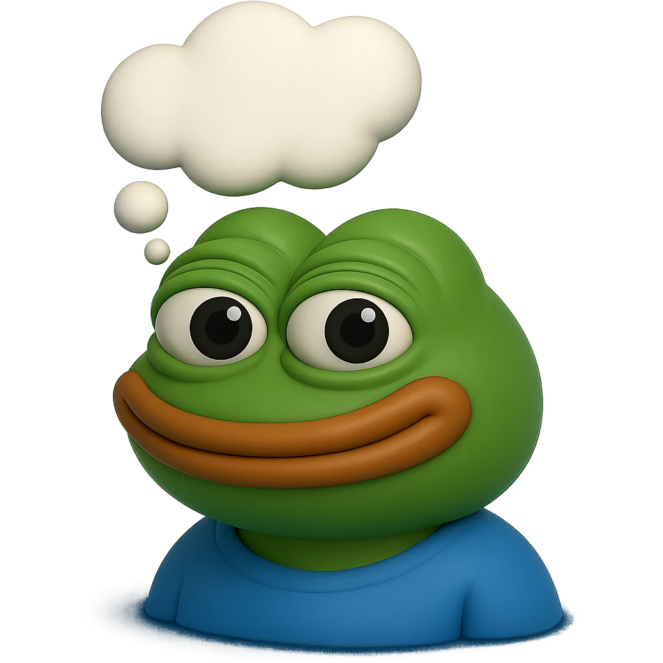 recreate this make sure he is looking at viewer, keep drop shadows emoji
