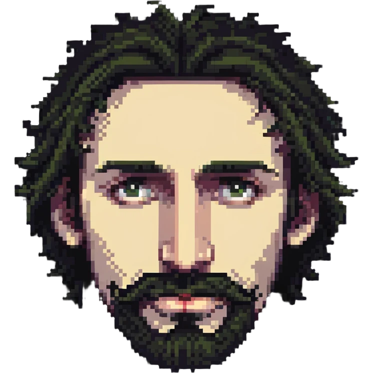 hairy man with a crooked nose emoji