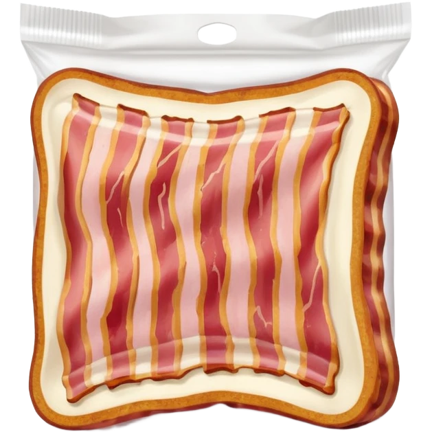 packaged bacon emoji