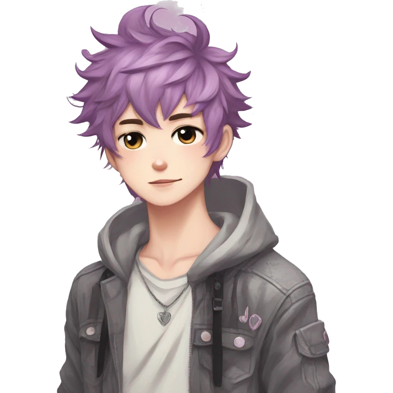 Cute Edgy Attractive Gorgeous Kawaii Pastel Anime Punk Catboy emoji