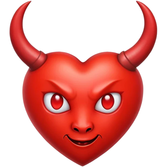heart with devil horns emoji