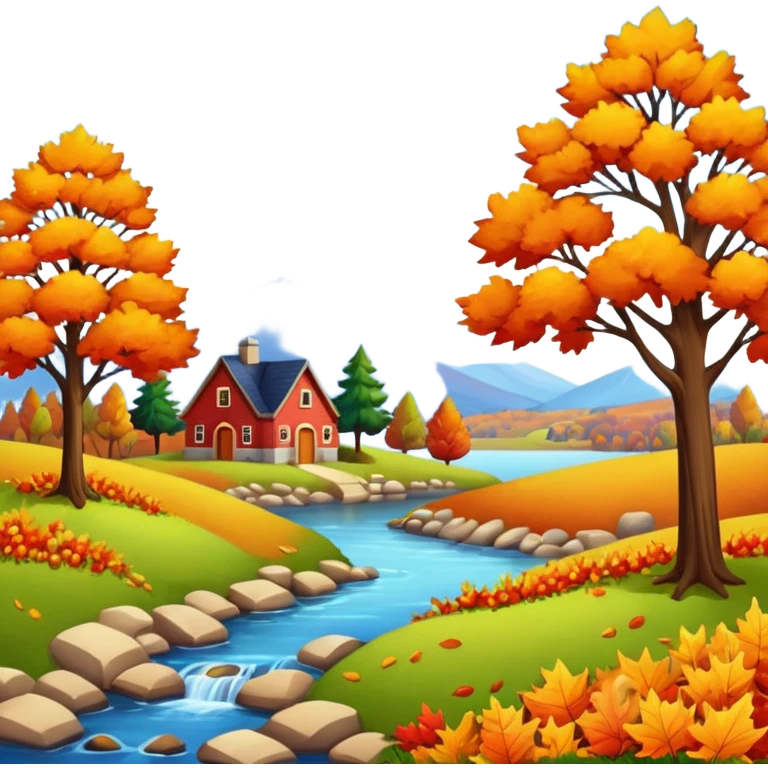 fall landscape emoji