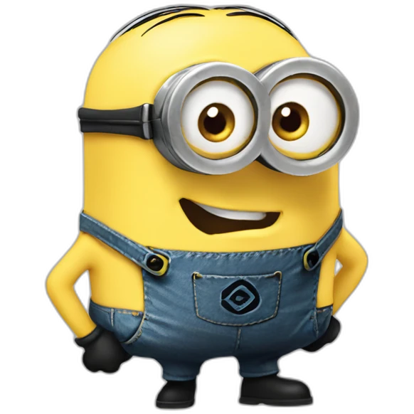 Minion qui fait un doigt emoji