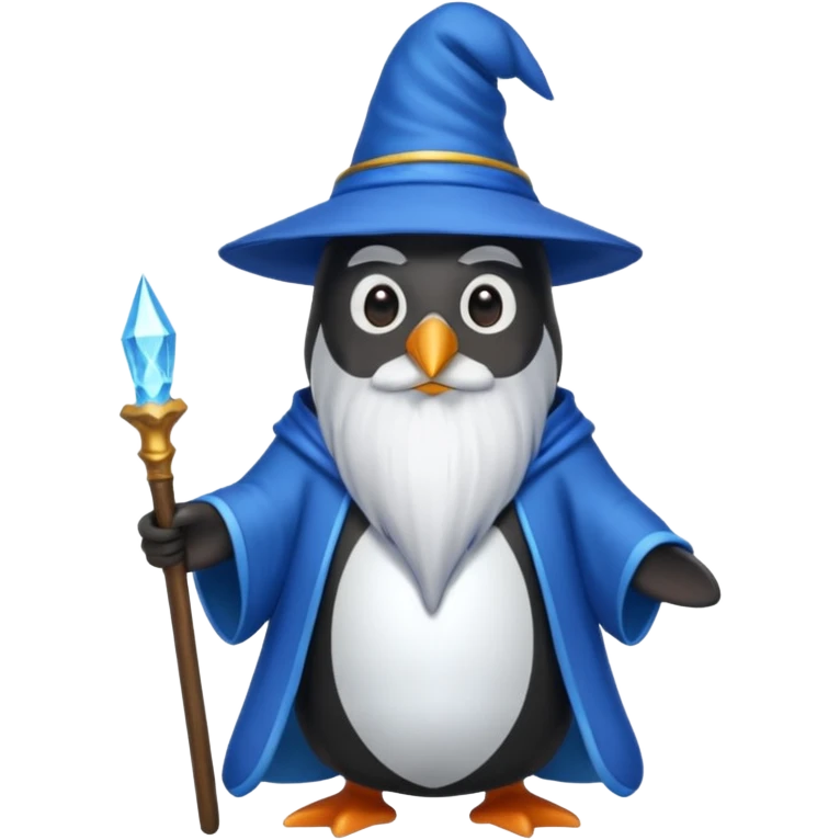 Penguin Wizard emoji