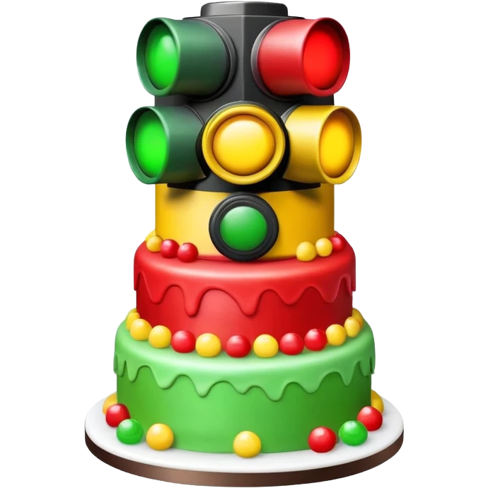 Traffic light cake  emoji