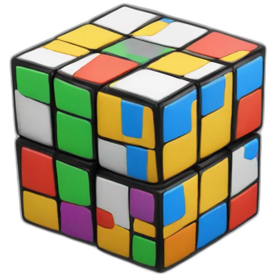 cubo de rubik emoji