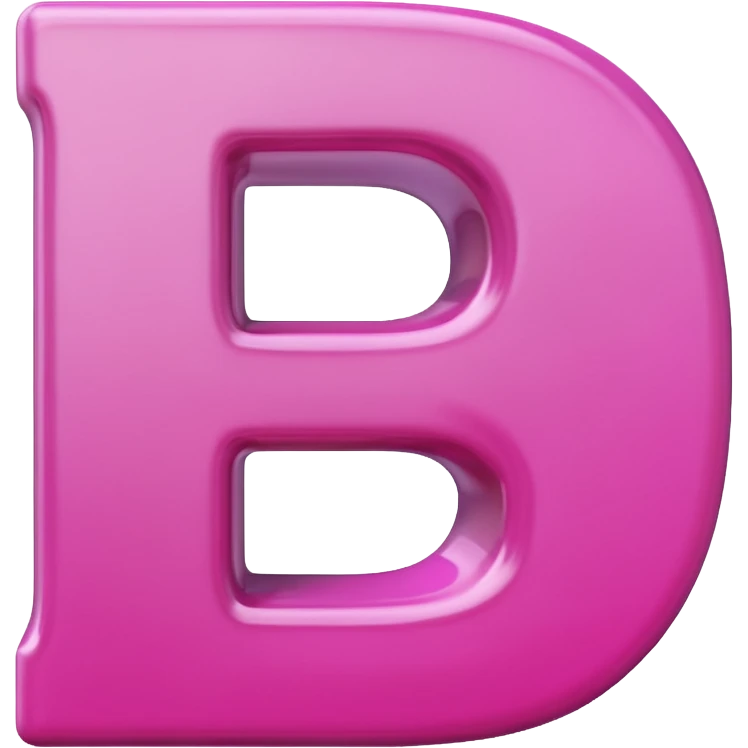pink letter D emoji emoji