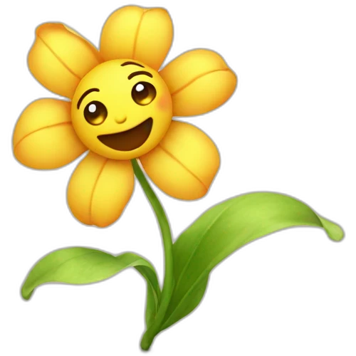 dancing flower emoji