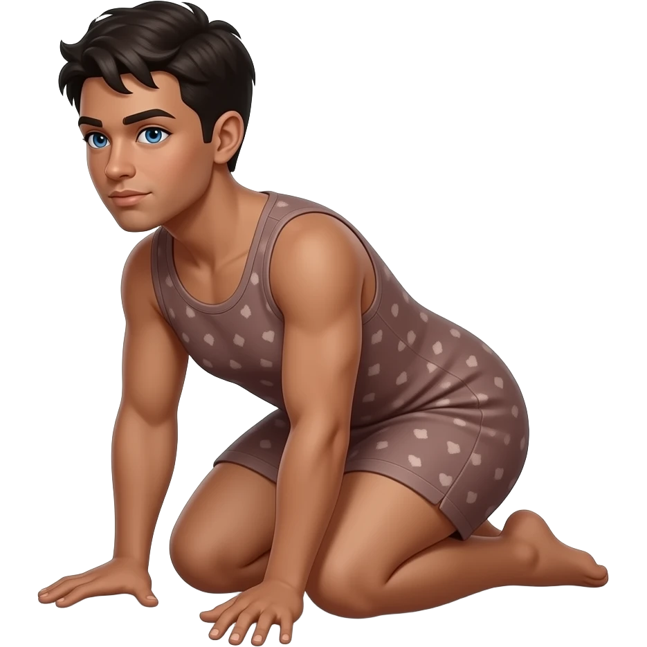 Kneeling submissive emoji