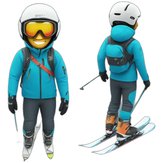 Skieur emoji