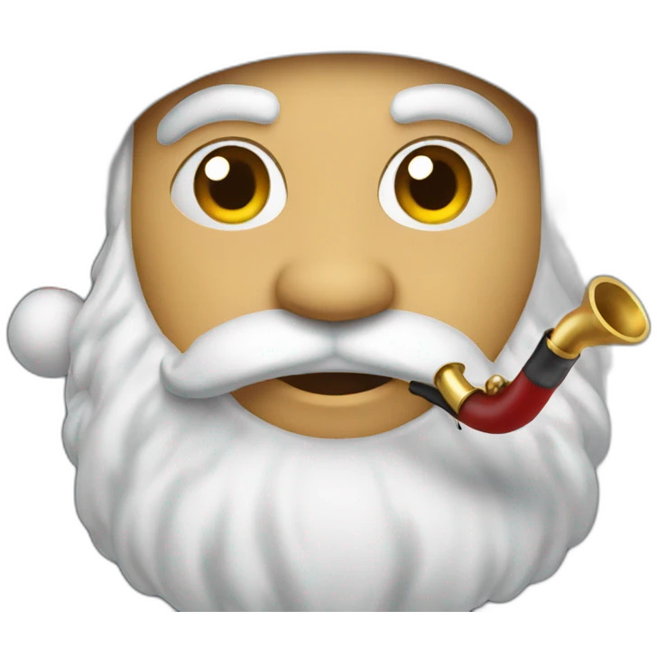 Santa Claus pipe emoji