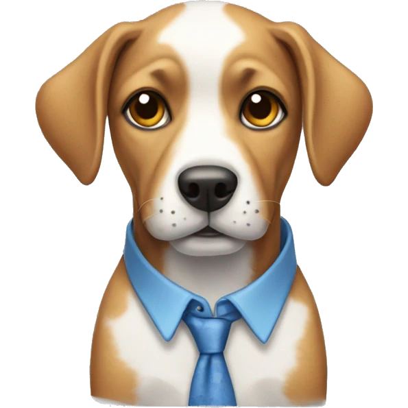 Dog wearing a shirt  emoji