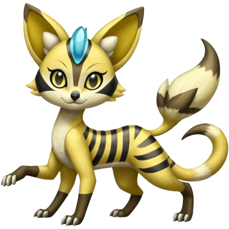 Genet-Meloetta-Zeraora-Primagen-fusion-creature  emoji